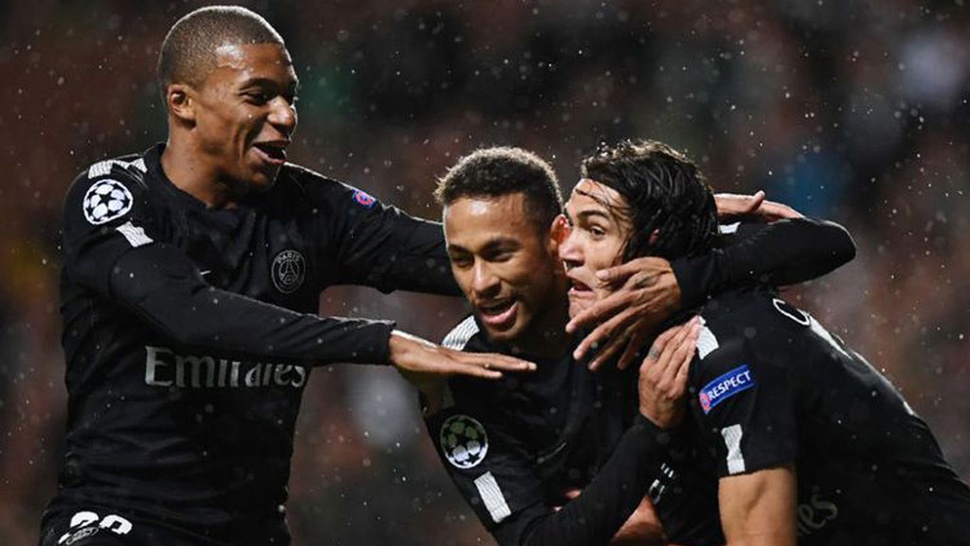 Hasil Liga Champions: PSG vs Anderlecht Skor Akhir 5-0