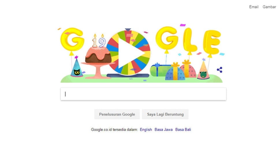 Mainkan 19 Kejutan di Spin Wheel Google Doodle Hari Ini