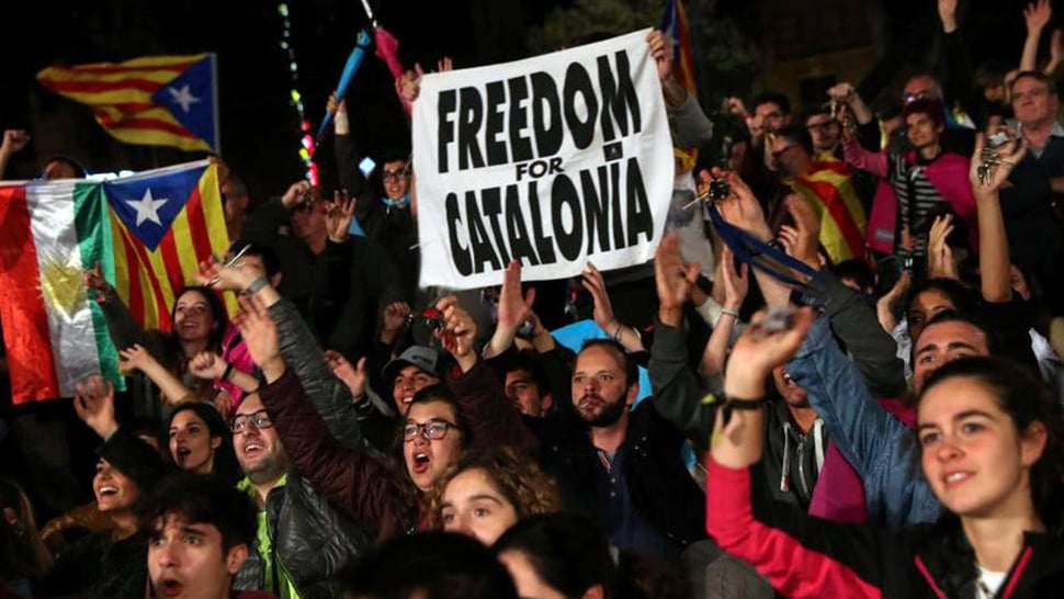 WNI di Spanyol Diimbau Waspada Terkait Referendum Catalunya