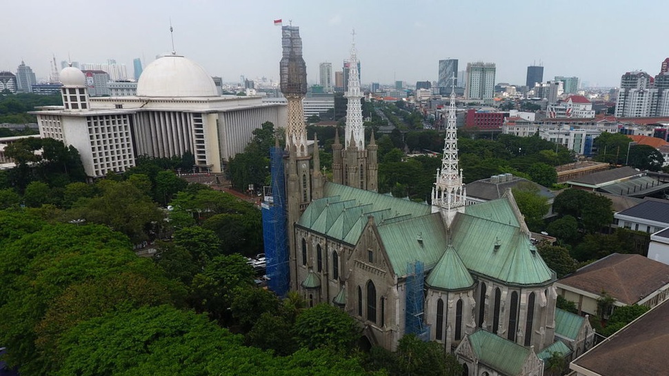 Istiqlal Sediakan Parkir bagi Jemaat Katedral untuk Hindari Macet