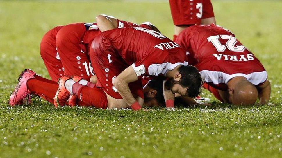 Perang Saudara Bikin Sepakbola Suriah Berantakan