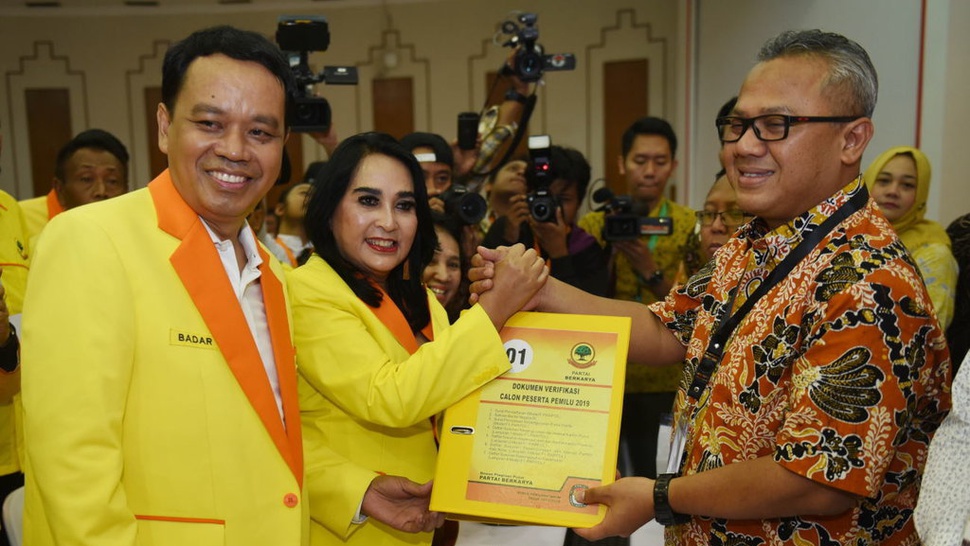 Partai Berkarya Binaan Tommy Soeharto Daftar Pemilu 2019