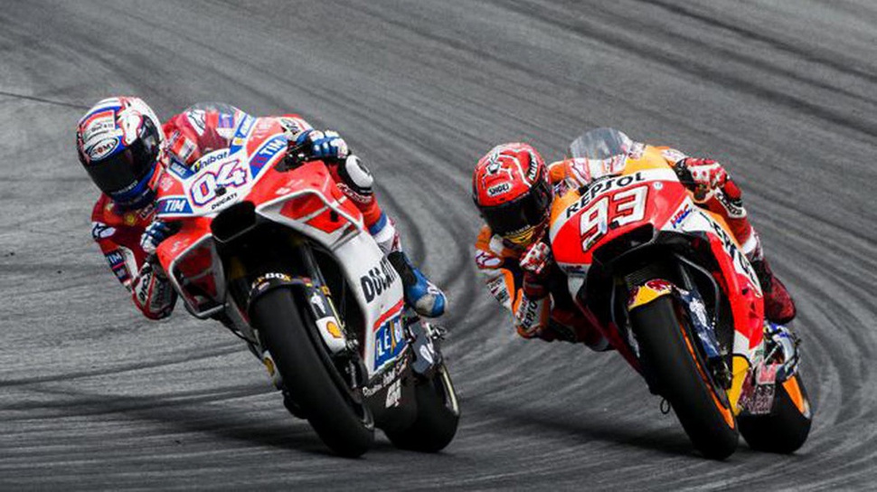 Marquez dan Pedrosa Kaget Dovizioso Melesat di MotoGP Jepang