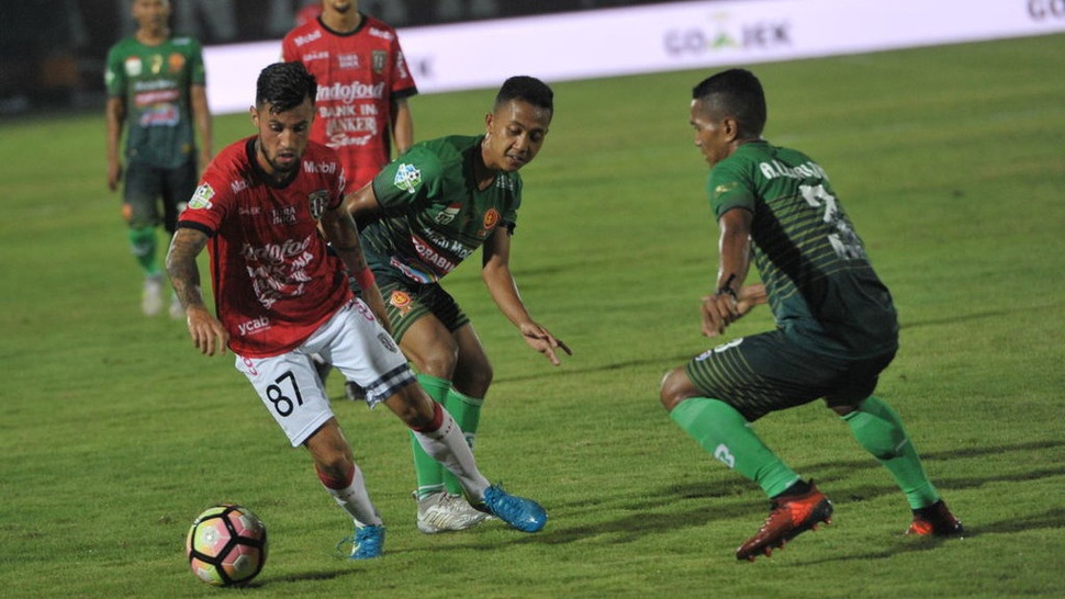 Hasil Bali United vs Sriwijaya FC 3-2