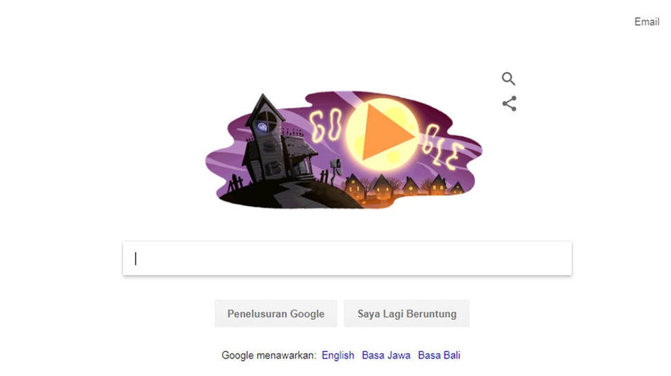 Alasan Halloween & Hantu Jinx Dibuat Animasi Google Doodle Hari Ini