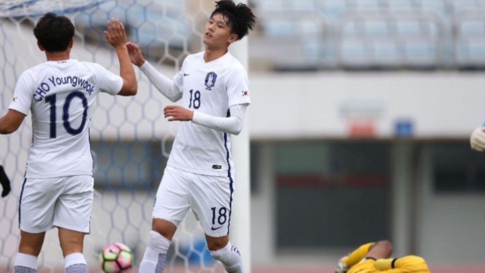 Hasil Korea Selatan vs Brunei U-19 Skor 11-0