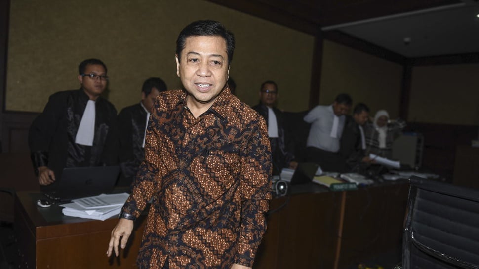 Setya Novanto Dapat Akses Keluar Ruang Sidang E-KTP Via Pintu Hakim