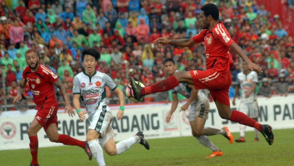 Hasil Persita vs Semen Padang di Liga 2 2018 Skor Babak Pertama 0-1
