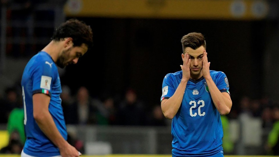 Hasil Italia vs Ukraina, Skor Babak Pertama Imbang Tanpa Gol 0-0