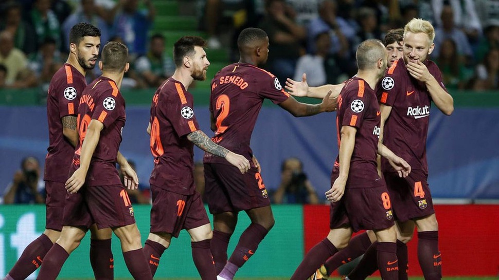 Hasil Eibar vs Barcelona di Liga Spanyol Skor Akhir 0-2