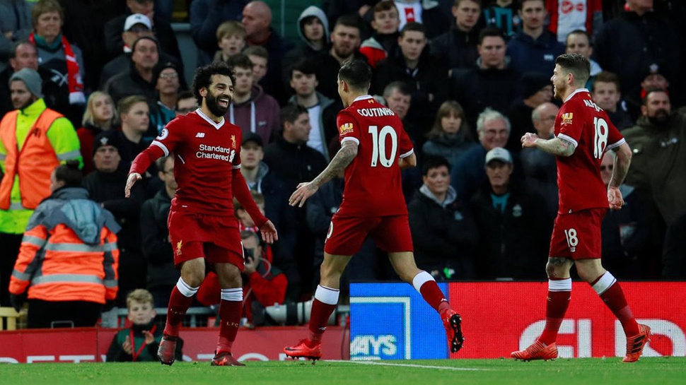 Liverpool vs Roma 5-2, Mohamed Salah Buru Ronaldo di Bursa Top Skor