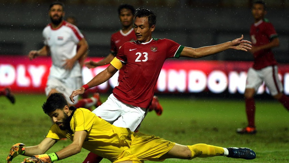 Hasil Timnas Indonesia vs Guyana Skor 1-1 Babak Pertama