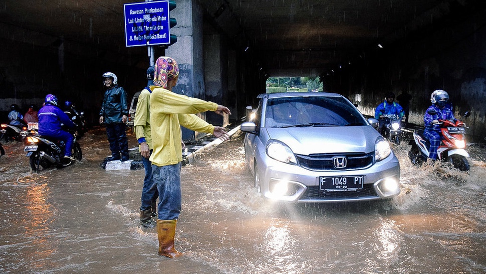 Hujan Lebat, Berikut Daerah Terdampak Banjir Jakarta Siang Ini