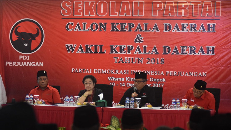 PDIP Deklarasikan Cagub-Cawagub Papua, Lampung, Maluku Utara & NTB