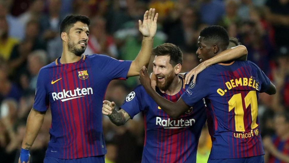 Hasil Barcelona vs Celta Vigo Kokoh di Puncak via Gol Messi-Dembele