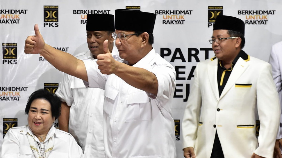 Soal Cawapres, PKS Mengharapkan Kesetiaan Prabowo