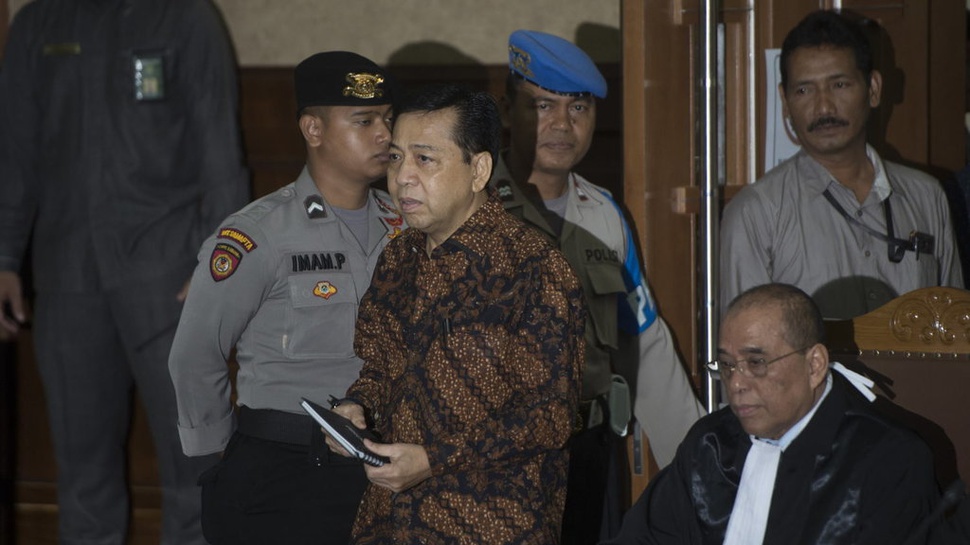 Setya Novanto Bantah Kerugian Negara Korupsi E-KTP Versi Jaksa KPK