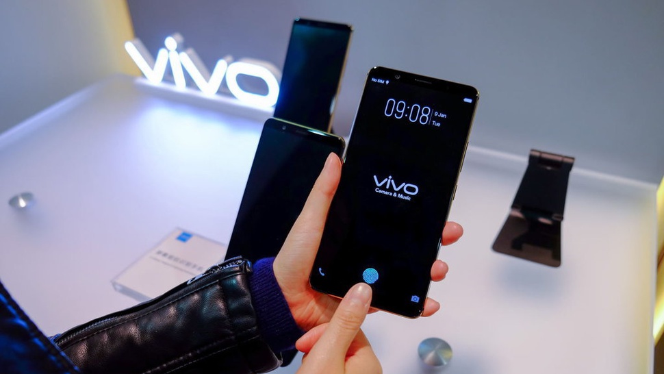 Vivo Siap Produksi Ponsel dengan Teknologi In-Display Fingerprint