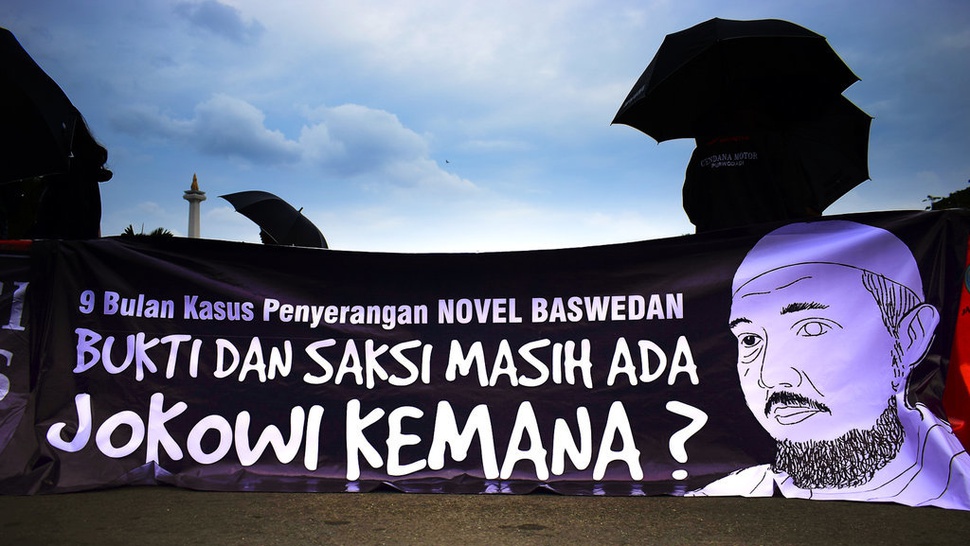 Aksi Solidaritas Untuk Novel Baswedan.