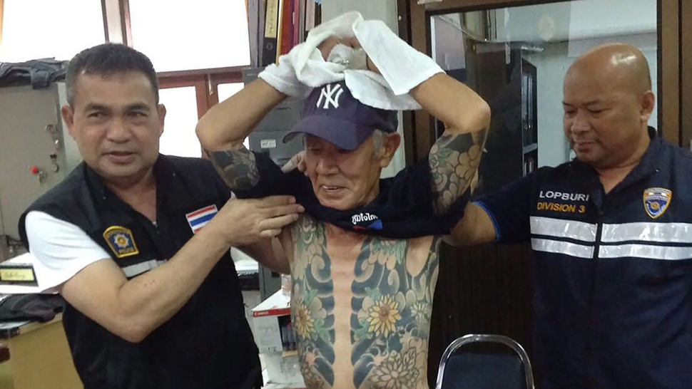 Buron 14 Tahun, Bos Yakuza Jepang Ditangkap Usai Foto Tatonya Viral