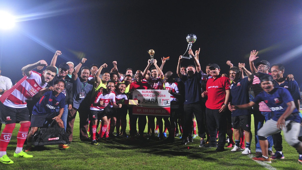 Hasil dan Klasemen Grup C Piala Presiden: Madura United di Puncak