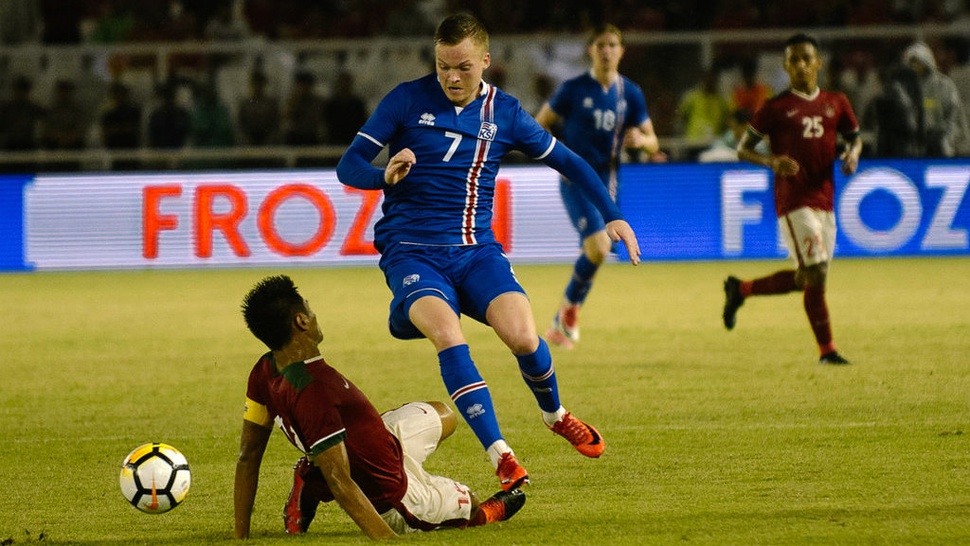 Jalannya Pertandingan Timnas Indonesia vs Islandia: Skor Akhir 1-4 