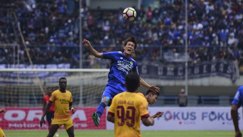 Persib vs Sriwijaya: Oh In-Kyun Cetak Gol Pertama di Piala Presiden