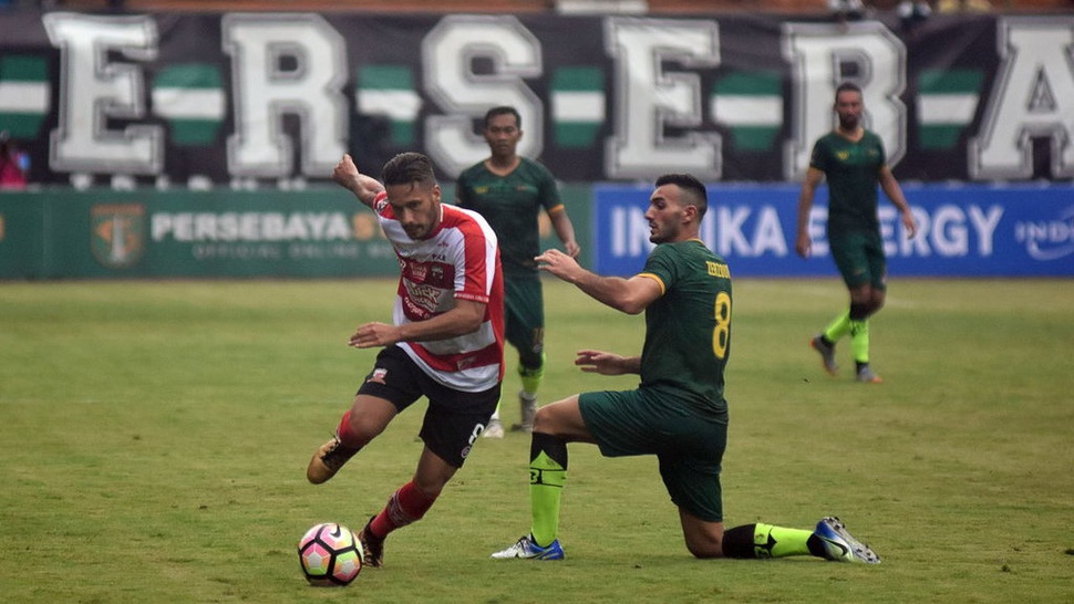 Hasil PS TIRA vs Madura United Skor Babak Pertama 1-0
