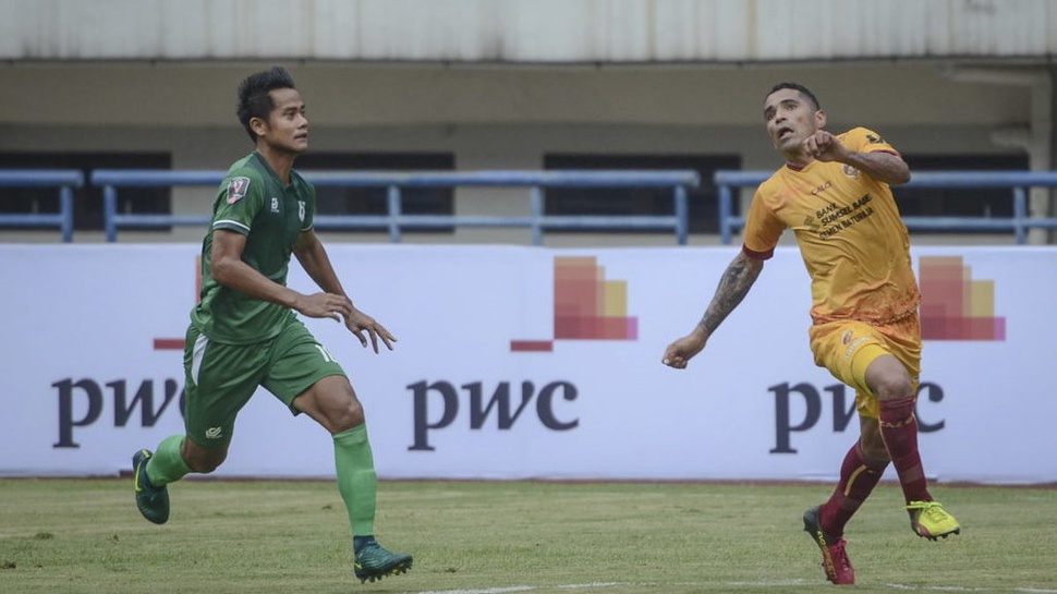 Hasil PSMS vs Sriwijaya FC di Liga 1 2018 Skor Babak Pertama 0-0