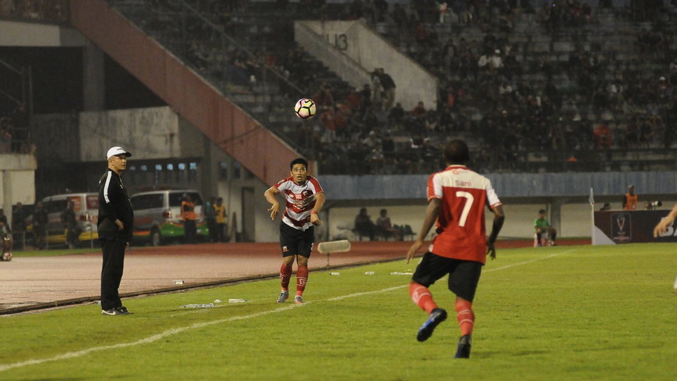 Hasil Madura United vs Barito Putera Liga 1 Skor Babak Pertama 1-1