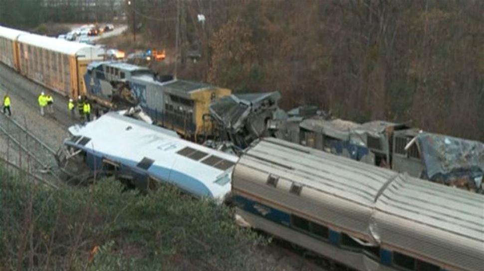 Tabrakan Kereta Amtrak di AS Akibatkan 2 Tewas dan 116 Terluka