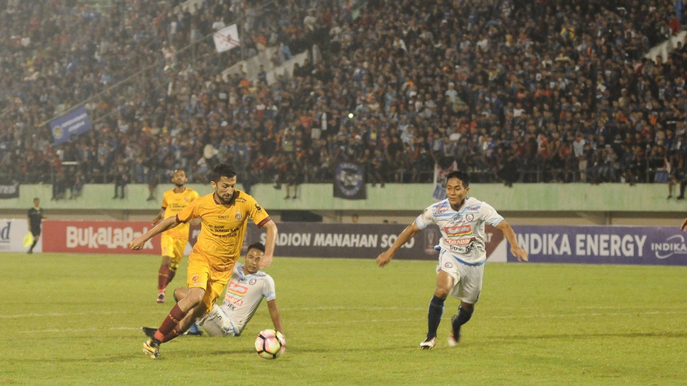 Hasil Sriwijaya FC vs Persija di GoJek Liga 1 Skor Akhir 2-2