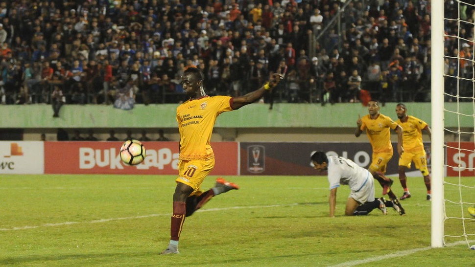 Hasil Bali United vs Sriwijaya FC Skor Babak Pertama 0-0