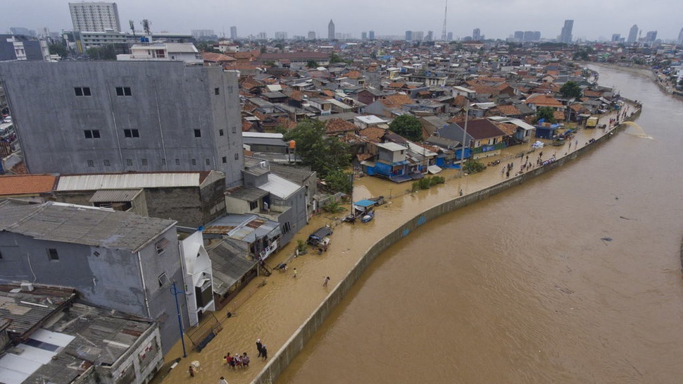 BBWS Sebut Banjir di Jakarta Karena Normalisasi Sungai Belum Tuntas