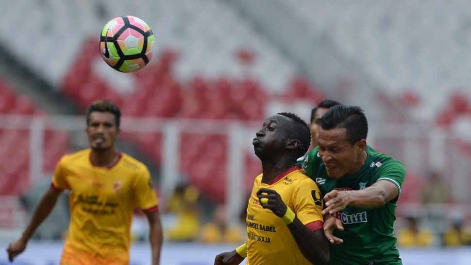 Hasil Sriwijaya FC vs Bhayangkara FC Skor Babak Pertama 0-0