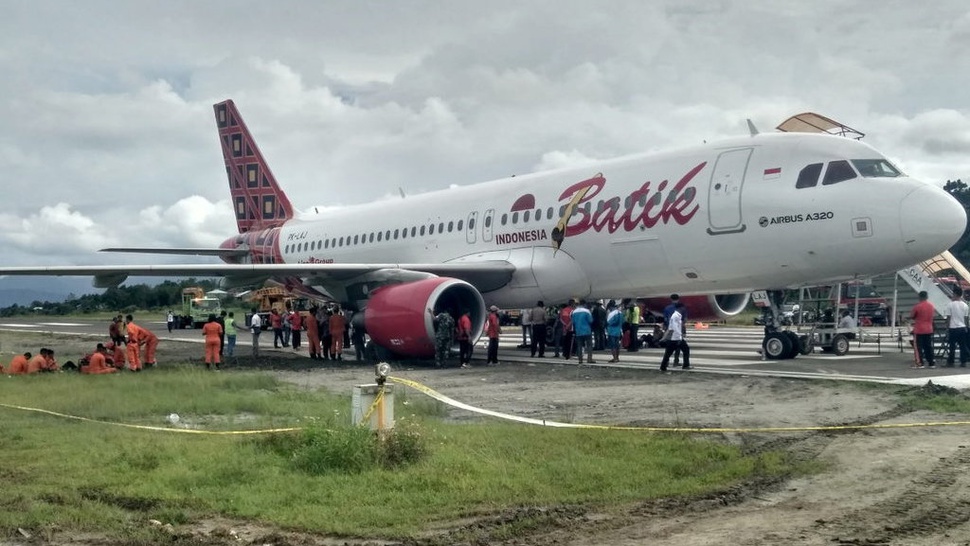 Bandara Manokwari Normal Kembali Usai Pesawat Batik Air Dievakuasi