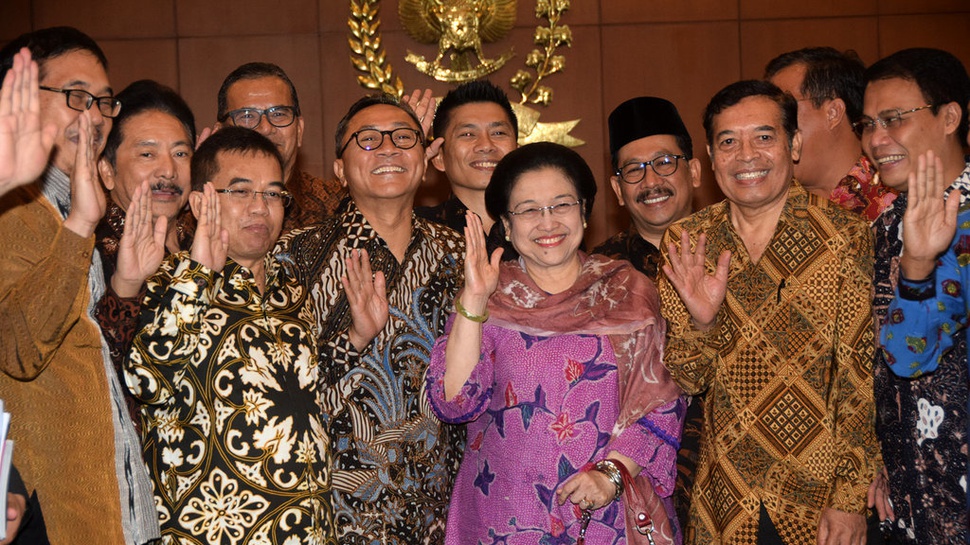 Megawati Bertemu dengan Pimpinan MPR