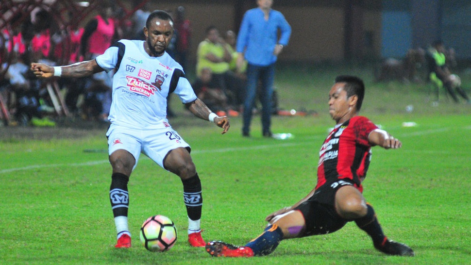Hasil Persipura vs Madura United di Liga 1 Skor Babak Pertama 3-0