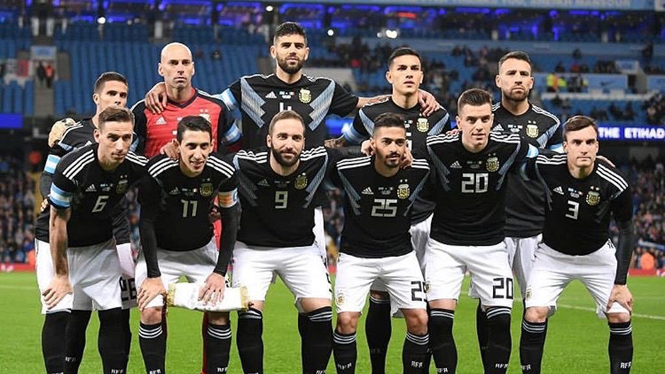 Profil Timnas Argentina di Piala Dunia 2018 Rusia