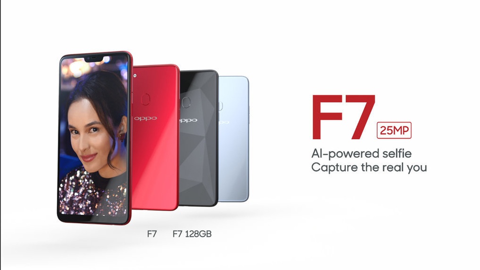 Oppo Konfirmasi Kehadiran F7 dan F7 128GB di Indonesia
