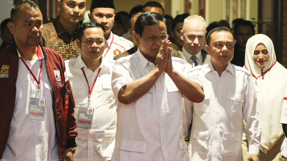 Gerindra Masih Seleksi Cawapres Prabowo Subianto di Pemilu 2019