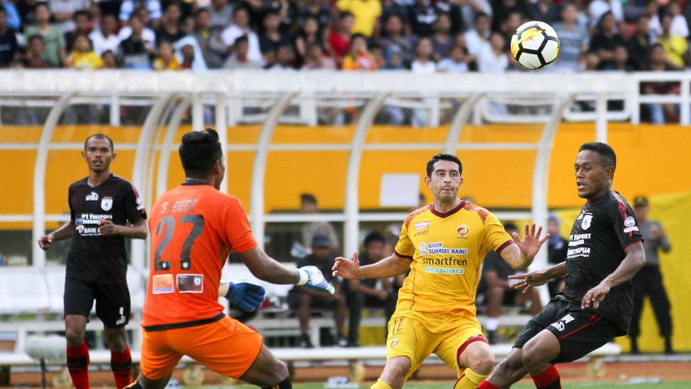 Hasil Persipura vs Sriwijaya FC di GoJek Liga 1 Skor Akhir 1-0