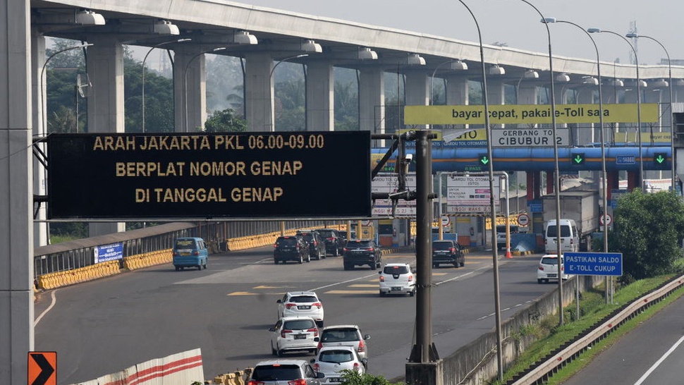 Penjelasan Jasa Marga Soal Ganjil Genap Tol Jagorawi & Tangerang