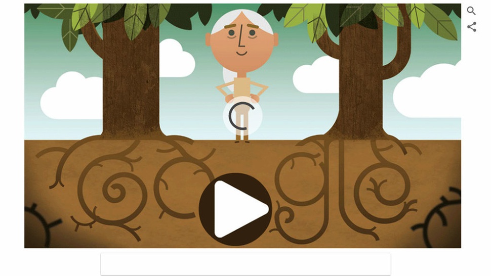 Jane Goodall Jadi Google Doodle untuk Peringati Hari Bumi 2018