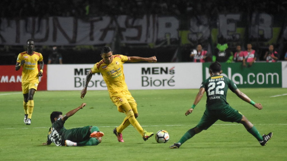 Hasil Sriwijaya FC vs Persebaya di GoJek Liga 1 Skor Akhir 3-3