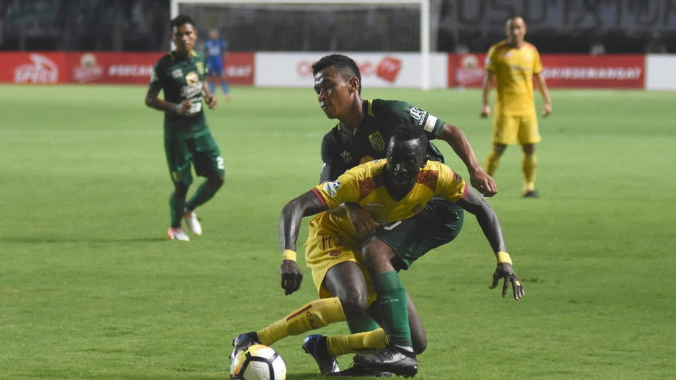 Hasil Sriwijaya FC vs Persebaya di Liga 1 Skor Babak Pertama 1-2