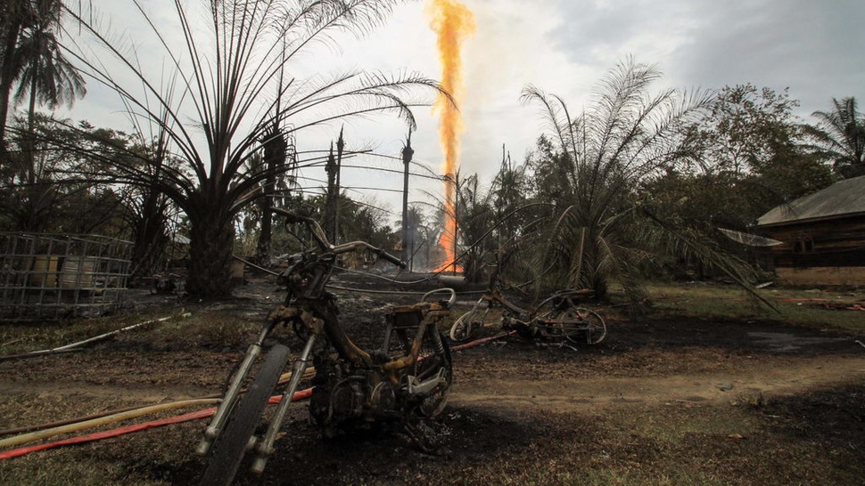 Semburan Api di Aceh Berganti Jadi Air dan Minyak Setinggi 40 Meter