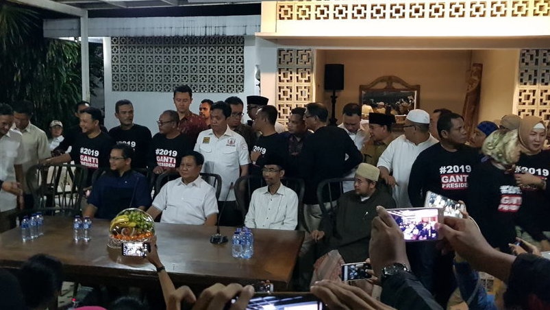 Prabowo Kaitkan Alamat Sekber Gerindra-PKS dengan Gus Dur dan Obama