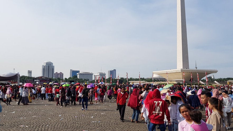 Tanggapan Disparbud DKI Jakarta Terkait Pembagian Sembako di Monas