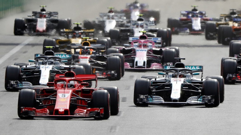 Hasil F1 Grand Prix Belgia 2018: Vettel Juara Kalahkan Hamilton